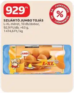 Auchan SZIJÁRTÓ JUMBO TOJÁS ajánlat