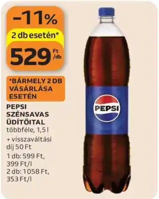 Auchan Pepsi szénsavas üdítőital ajánlat