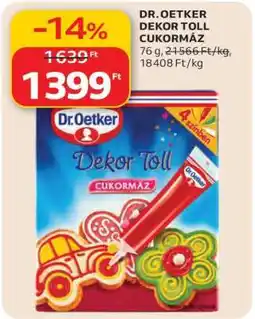Auchan Dr. Oetker Dekor Toll cukormáz ajánlat