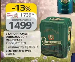 Auchan Staropramen Dobozos Sör Multipack ajánlat