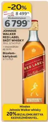Auchan Johnnie Walker Red Label Skót Whisky ajánlat