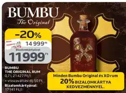 Auchan BUMBU The Original Rum ajánlat