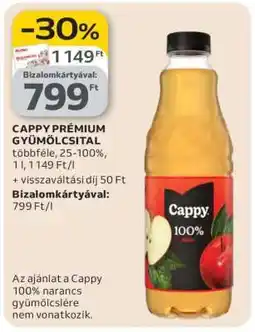 Auchan Cappy Prémium Gyümölcsital ajánlat
