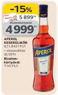 Auchan APEROL KESERŰLIKŐR ajánlat