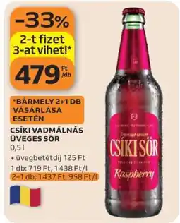 Auchan CSÍKI VADMÁLNÁS ÜVEGES SÖR ajánlat