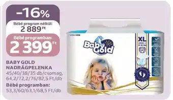Auchan BABY GOLD NADRÁGPELENKA ajánlat