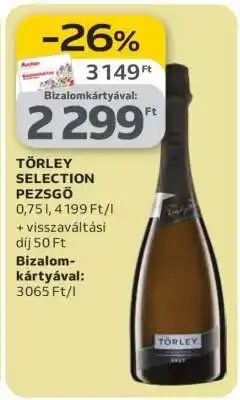 Auchan Törley Selection pezsgő ajánlat