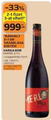 Auchan Varga bor ajánlat