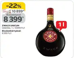 Auchan Zwack Unicum ajánlat