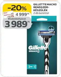 Auchan GILLETTE MACH3 RENDSZERKÉSZÜLÉK ajánlat