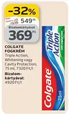 Auchan Colgate fogkrém ajánlat