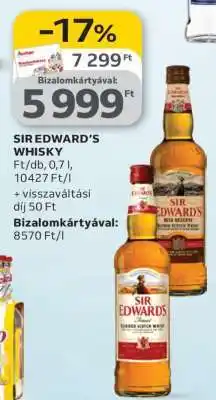 Auchan SIR EDWARD'S WHISKY ajánlat