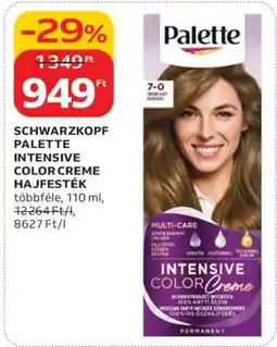 Auchan SCHWARZKOPF PALETTE INTENSIVE COLOR CREME HAJFESTÉK ajánlat