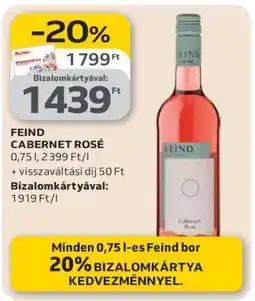 Auchan FEIND Cabernet Rosé ajánlat