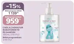 Auchan CAOLA CAONATUR BABAFÜRDETŐ ÉS SAMPON ajánlat