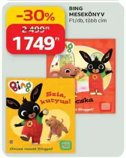 Auchan BING MESEKÖNYV ajánlat