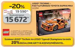 Auchan LEGO Technic – Fast & Furious Toyota Supra MK4 ajánlat