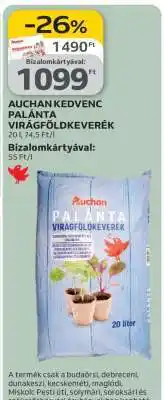 Auchan AUCHAN KEDVENC PALÁNTA VIRÁGFÖLDKEVERÉK ajánlat