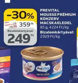 Auchan PREVITAL MOUSSE PRÉMIUM KONZERV MACSKAELEDEL ajánlat