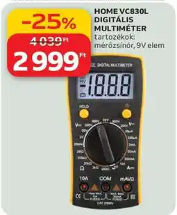 Auchan HOME VC830L DIGITÁLIS MULTIMÉTER ajánlat