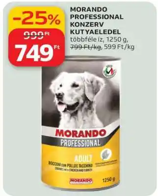 Auchan MORANDO PROFESSIONAL KONZERV KUTYAELEDEL ajánlat