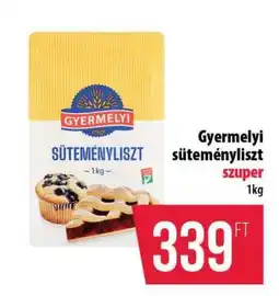 Coop Gyermelyi süteményliszt ajánlat