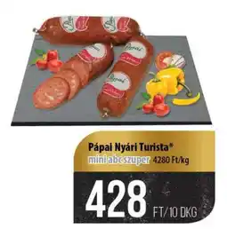 Coop Pápai Nyári Turista ajánlat