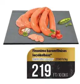 Coop Finonimo baromfihúsos lecsókolbász ajánlat