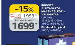Auchan PREVITAL ALUTASAKOS MACSKAELEDEL-VÁLOGATÁS ajánlat