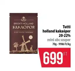 Coop Tutti holland kakaópor 20-22% ajánlat