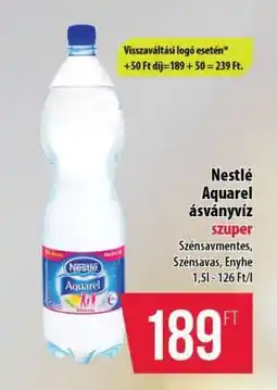 Coop Nestlé Aquarel Ásványvíz ajánlat