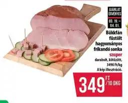 Coop Bükkfán füstölt hagyományos frikandó sonka ajánlat