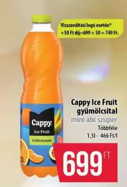 Coop Cappy Ice Fruit gyümölcsital ajánlat