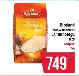 Coop RICELAND HOSSZÚSZEMŰ A MINŐSÉGŰ RIZS ajánlat