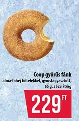 Coop Coop gyűrűs fánk ajánlat