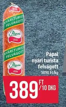 Coop Pápai nyári turista felvágott ajánlat