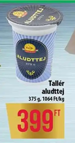 Coop Tallér aludttej ajánlat