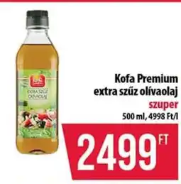 Coop Kofa Premium extra szűz olívaolaj ajánlat