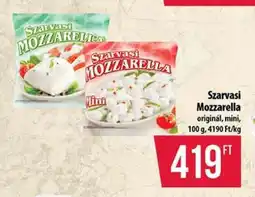 Coop SZARVASI Mozzarella ajánlat