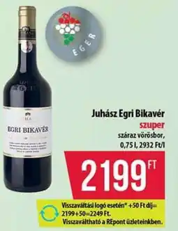 Coop JUHÁSZ Egri Bikavér ajánlat