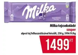 Coop Milka tejcsokoládé ajánlat