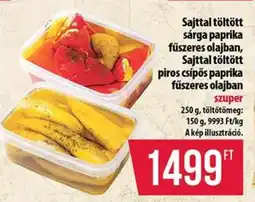 Coop Sajttal töltött paprika ajánlat