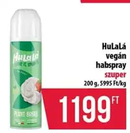 Coop Hulala Vegán Habspray ajánlat