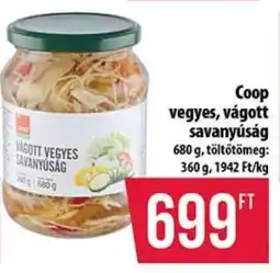 Coop Coop vegyes, vágott savanyúság ajánlat