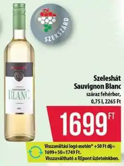 Coop Szeleshát Sauvignon Blanc ajánlat