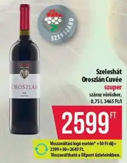 Coop Szeleshát Oroszlán Cuvée ajánlat