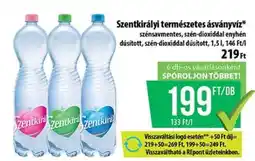 Coop Szentkirályi természetes ásványvíz ajánlat