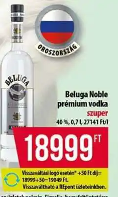 Coop Beluga Noble Prémium Vodka ajánlat