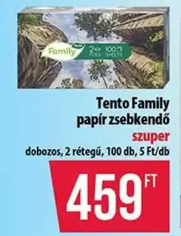 Coop Tento Family papír zsebkendő ajánlat