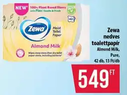 Coop Zewa nedves toalettpapír ajánlat